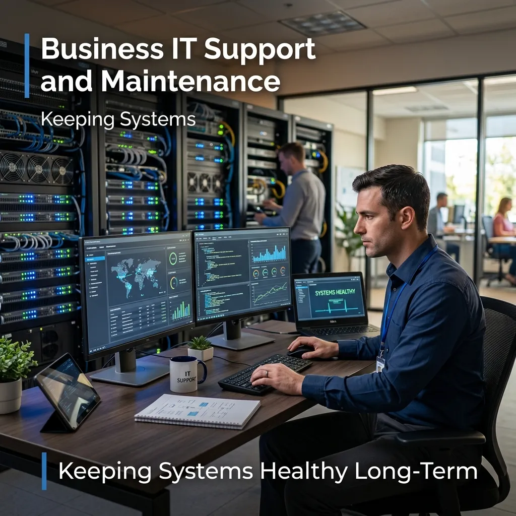 Business IT Support and Maintenance Keeping Systems Healthy Long-Term