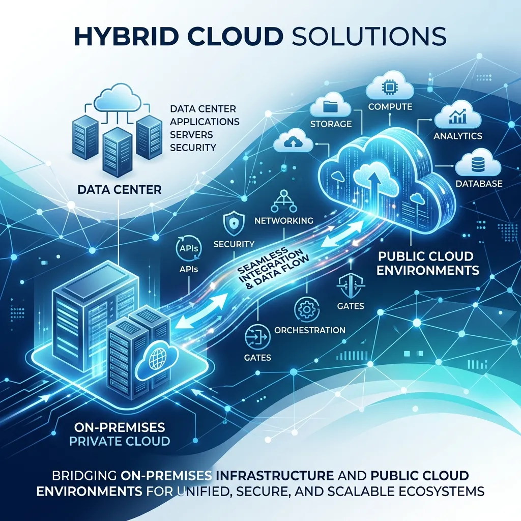 Hybrid Cloud Solutions Bridging On-Premises and Cloud Environments