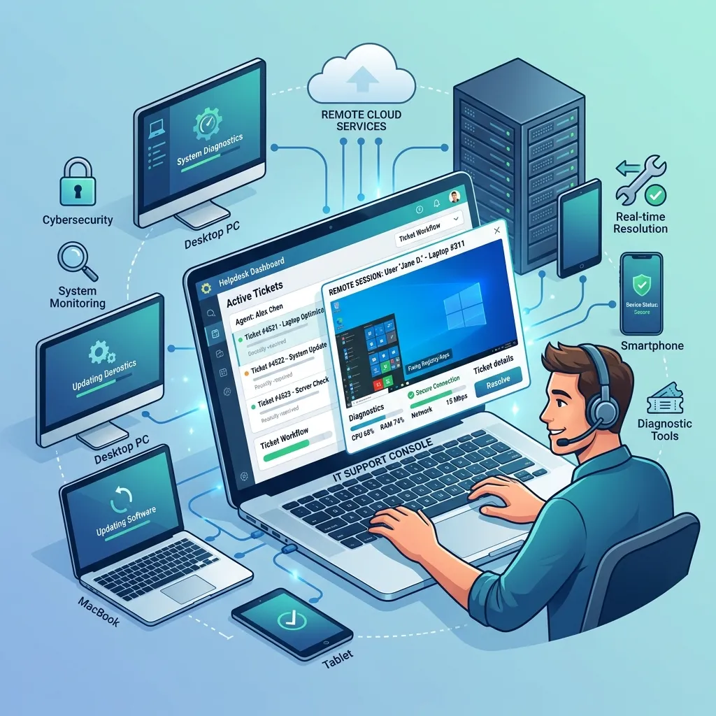 What are remote IT support services?