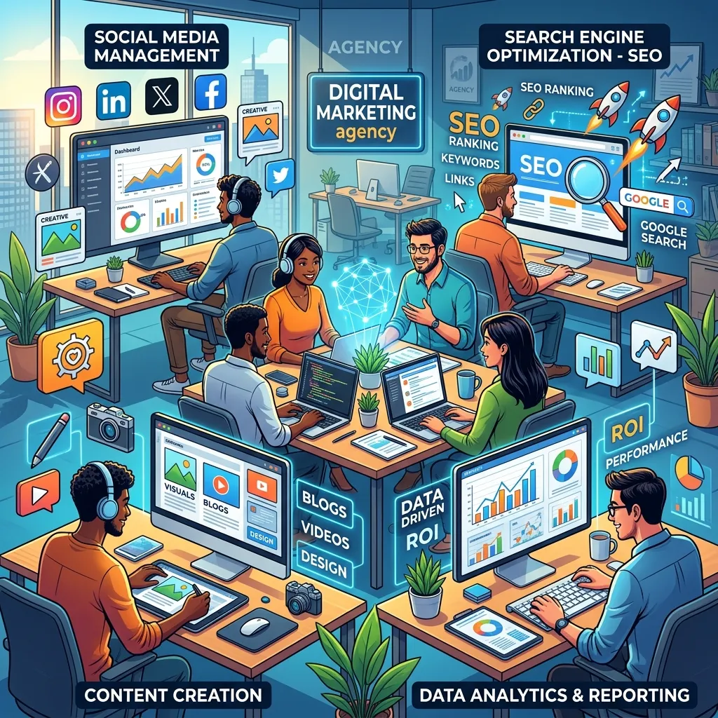 What does a digital online marketing services agency actually do