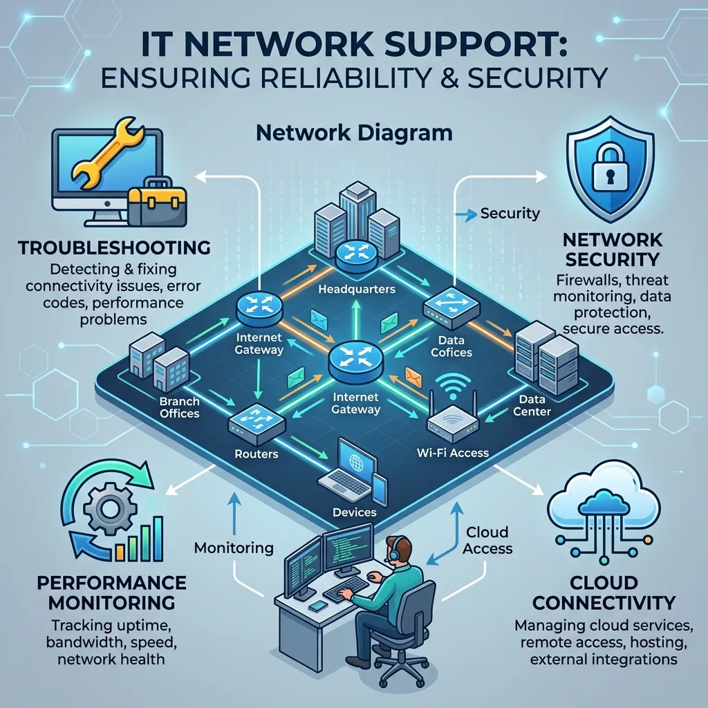 What is IT network support